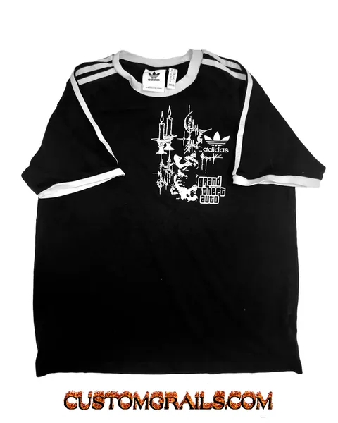 #9 Y2K BLACK ADIDAS SHIRT