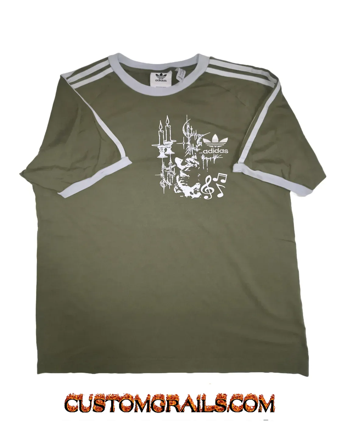 #8 Y2K GREEN ADIDAS SHIRT