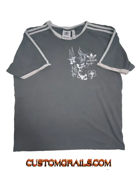 #6 Y2K GRAY ADIDAS SHIRT