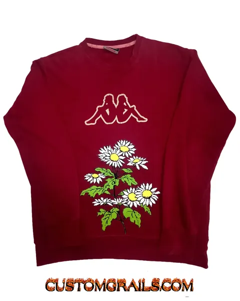 #4 RED KAPPA FLOWER SWEATER